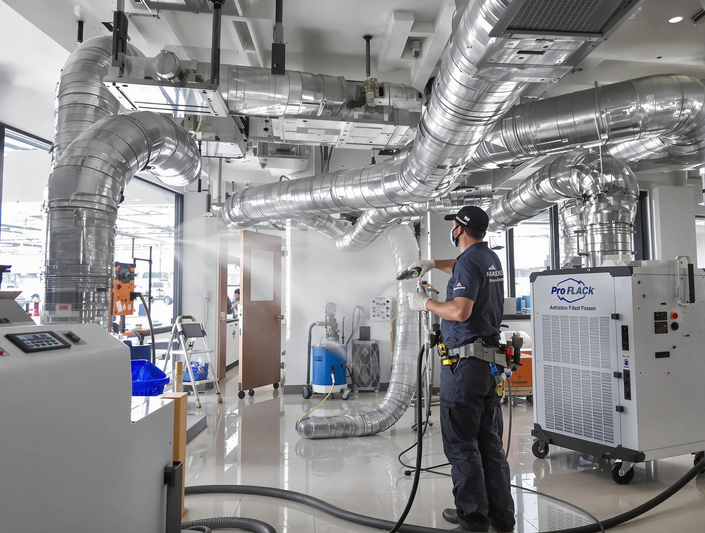 Negative Pressure Air Duct Cleaning in Centerville